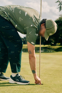 Pantalon ajusté Golf avec logo - Sinople & Kaki