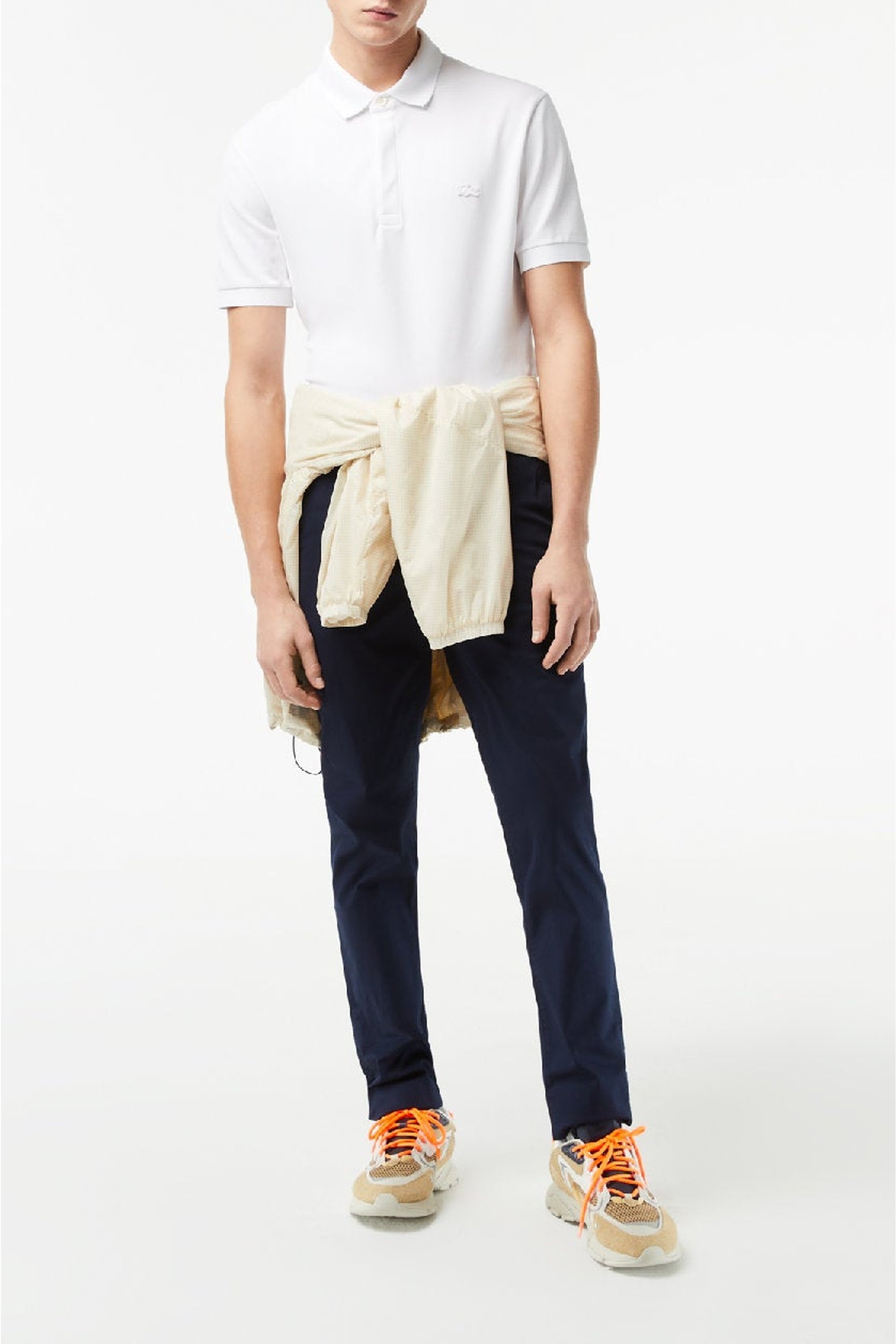 Pantalon chino ajusté - Marine