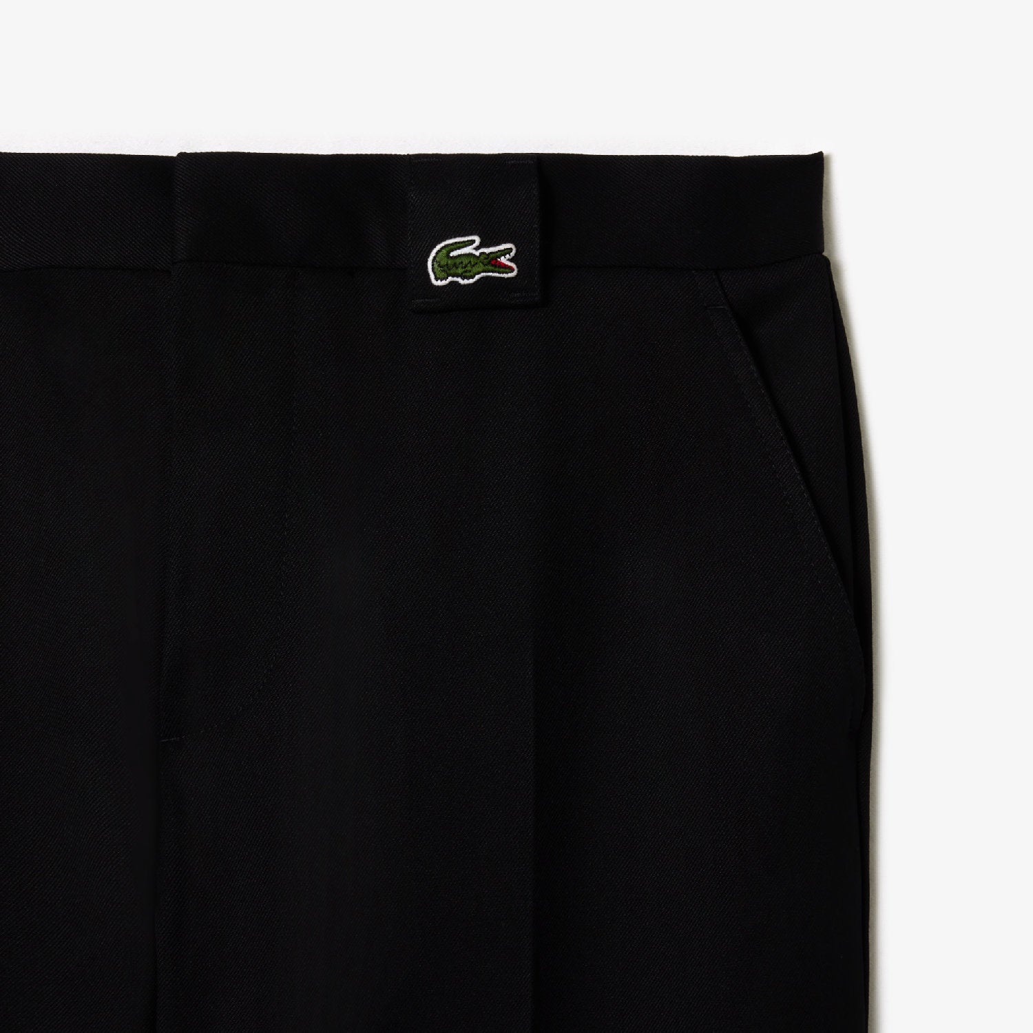 Tailored wool trousers - Black