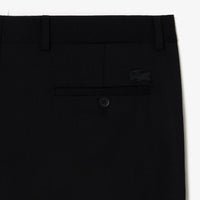 Tailored wool trousers - Black