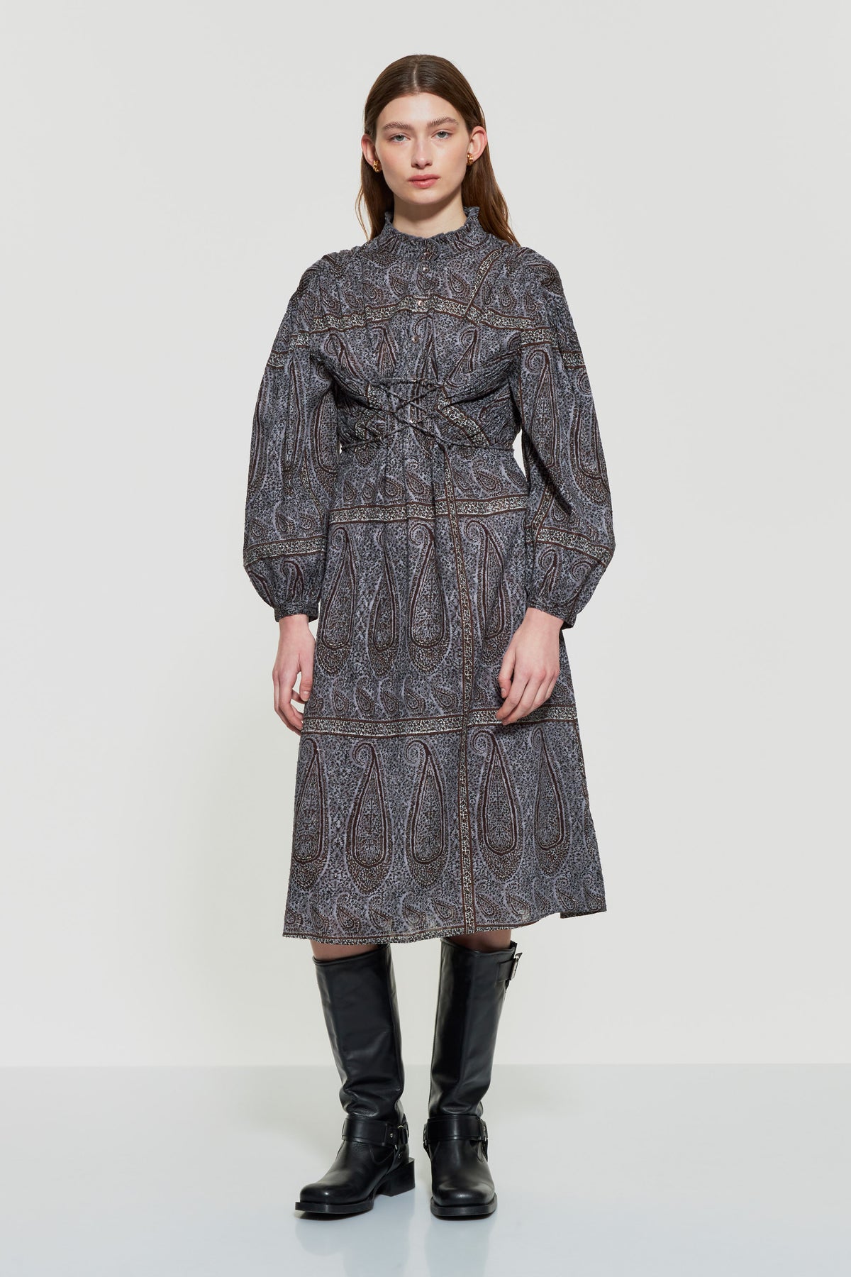 Robe façon corset Hida - Grey