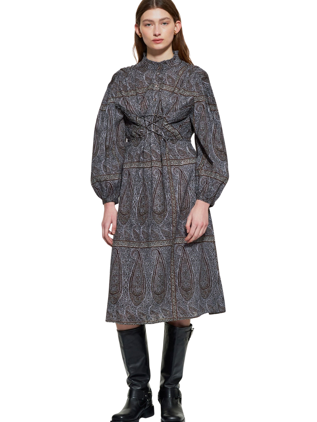 Robe façon corset Hida - Grey