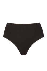 Valentine high waist swimwear bottoms - Black