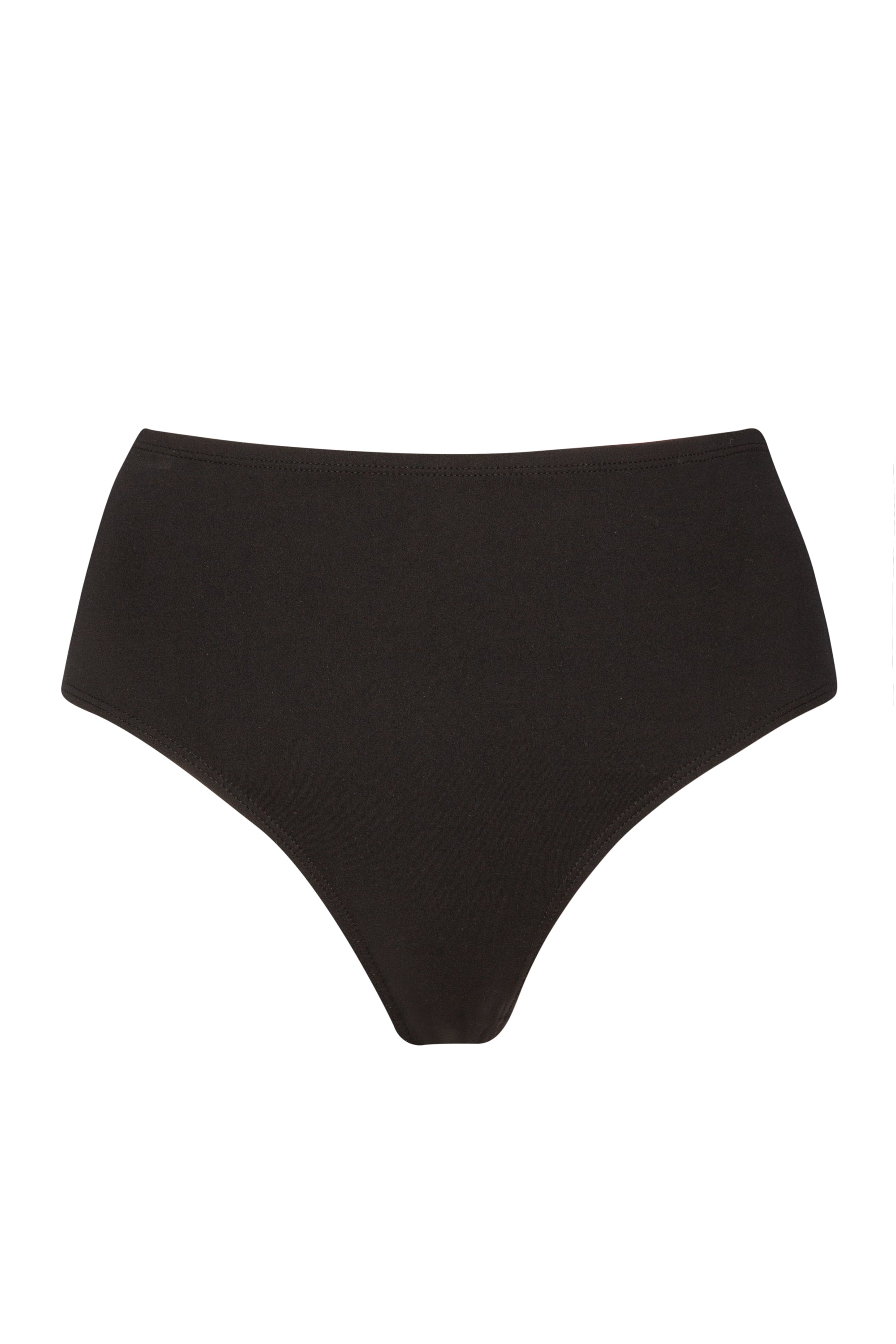 Valentine high waist swimwear bottoms - Black