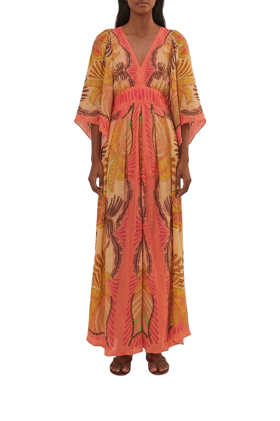 Palms Sand maxi dress - Orange