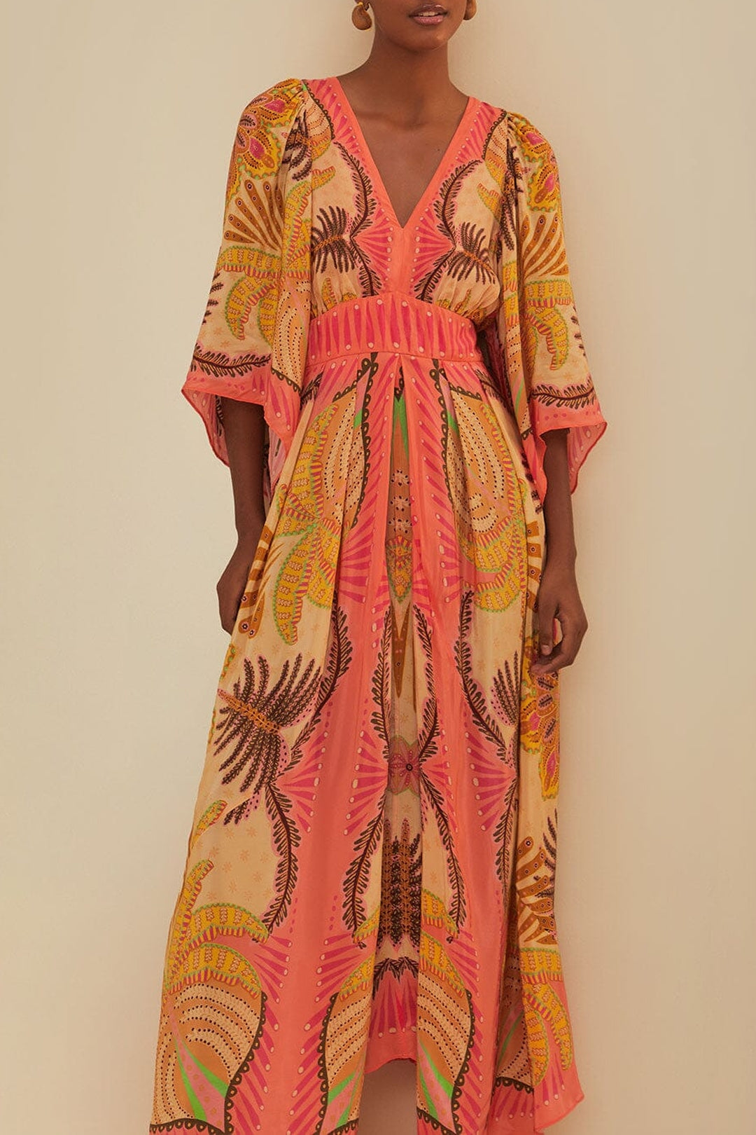 Palms Sand maxi dress - Orange