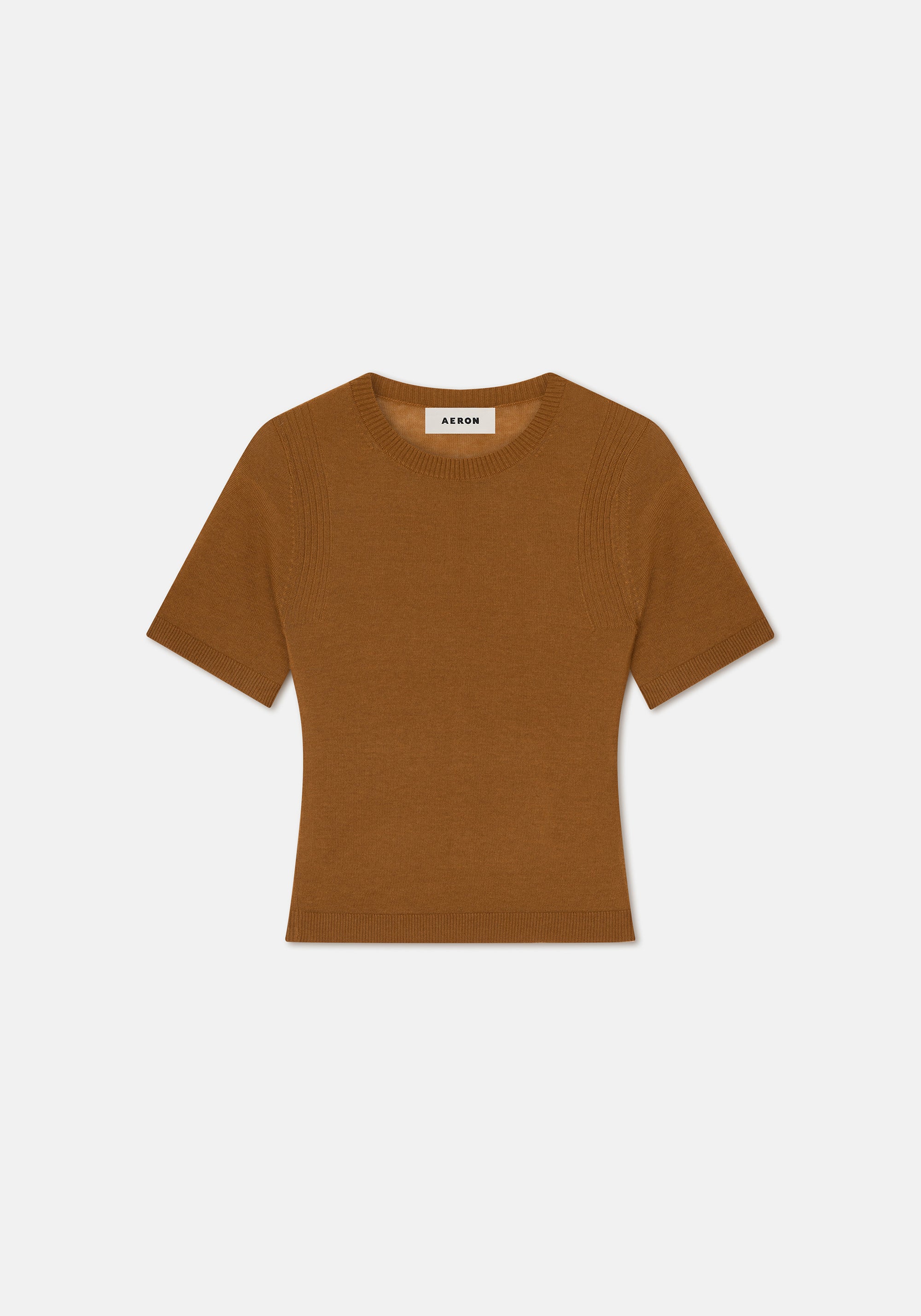 T-shirt Hilary en cachemire - Camel