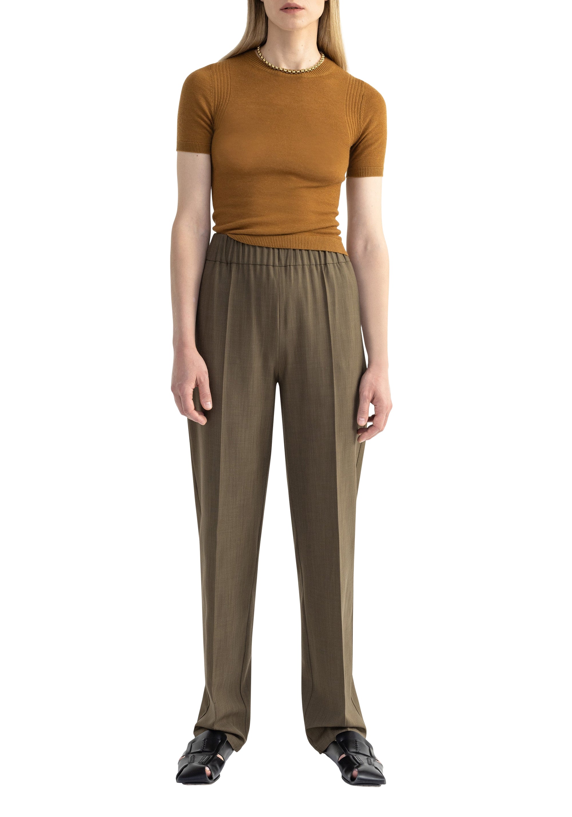 T-shirt Hilary en cachemire - Camel
