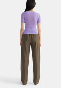 T-shirt Hilary en cachemire - Lilac