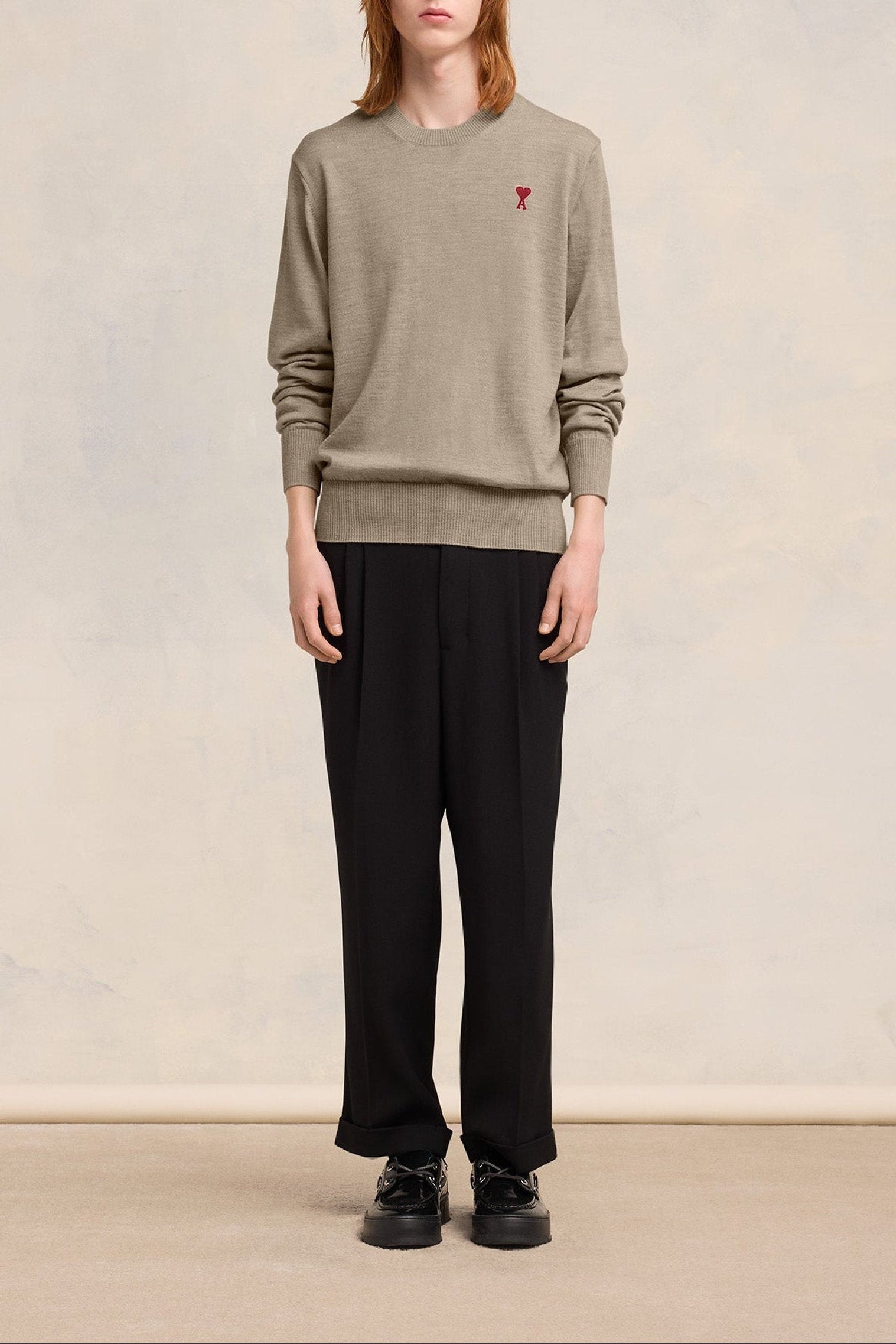 Pull Ami de Cœur en laine - Beige Clair