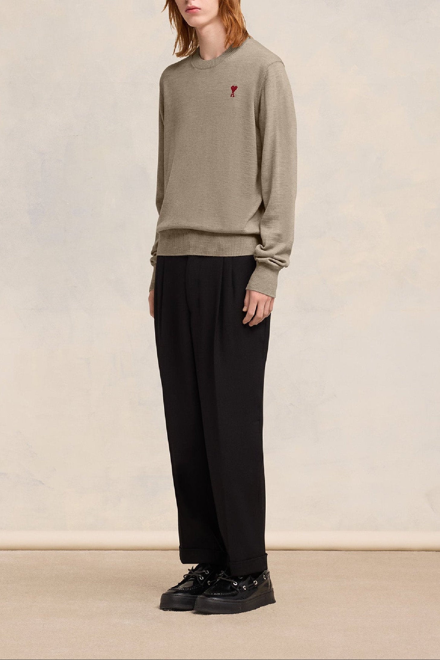 Pull Ami de Cœur en laine - Beige Clair