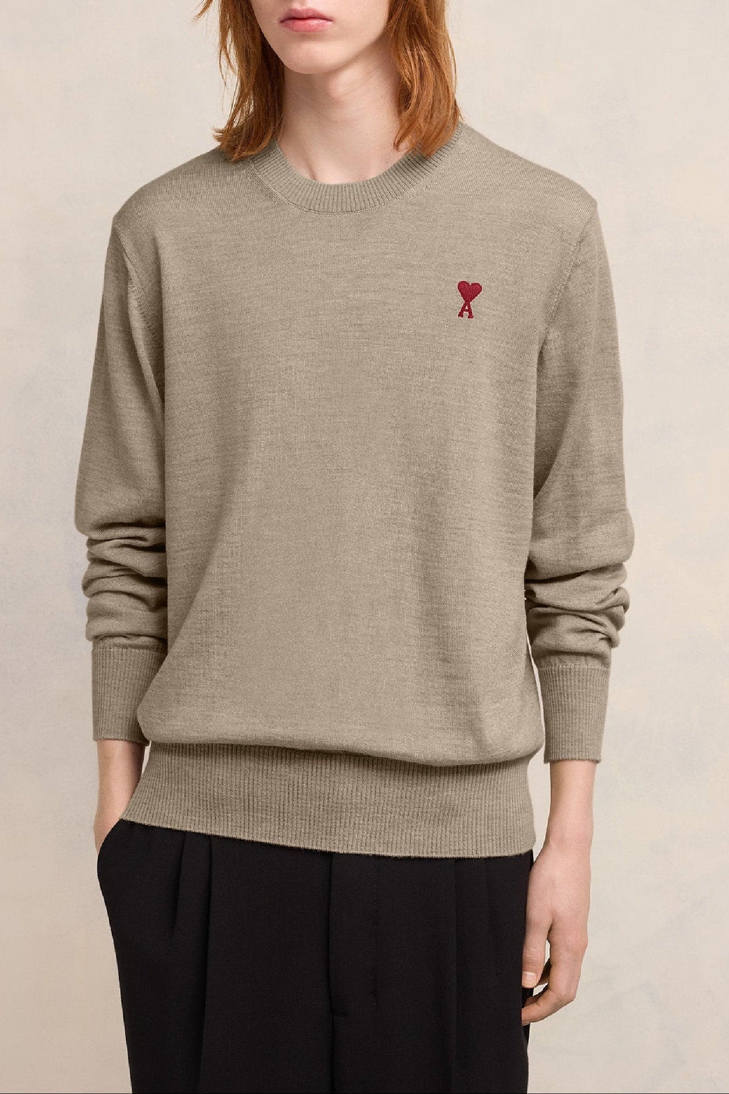 Pull Ami de Cœur en laine - Beige Clair