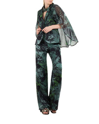 Veste Menthe en Soie - Green Almond