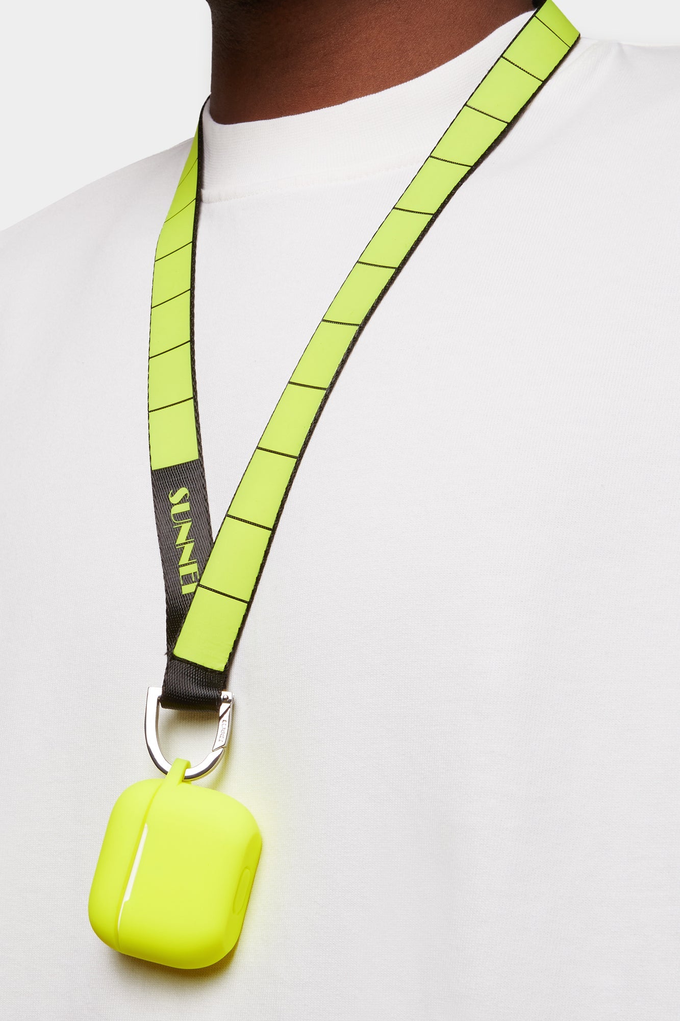 Airpods holder - Fluo Yellow