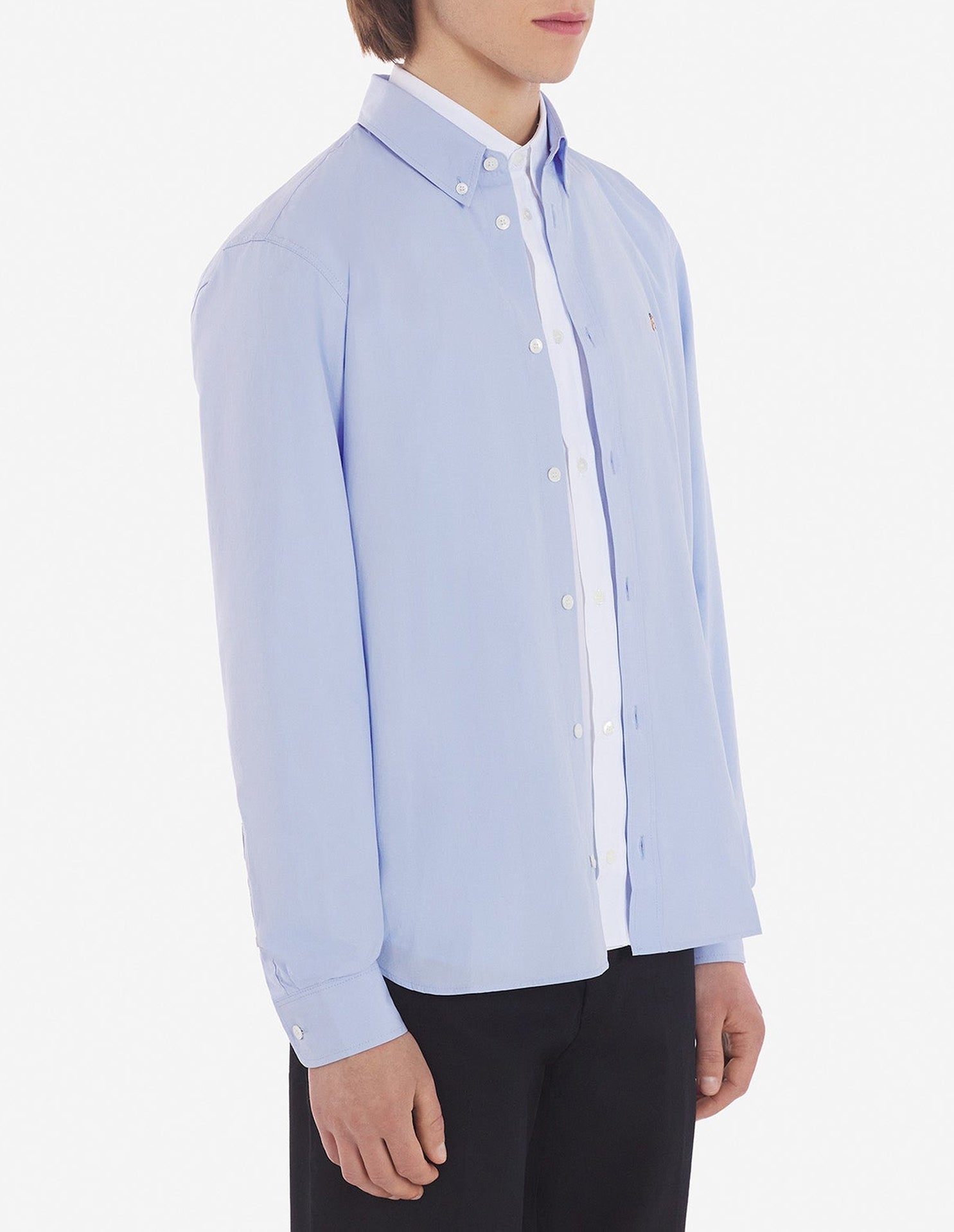 Chemise avec broderie - Light Blue