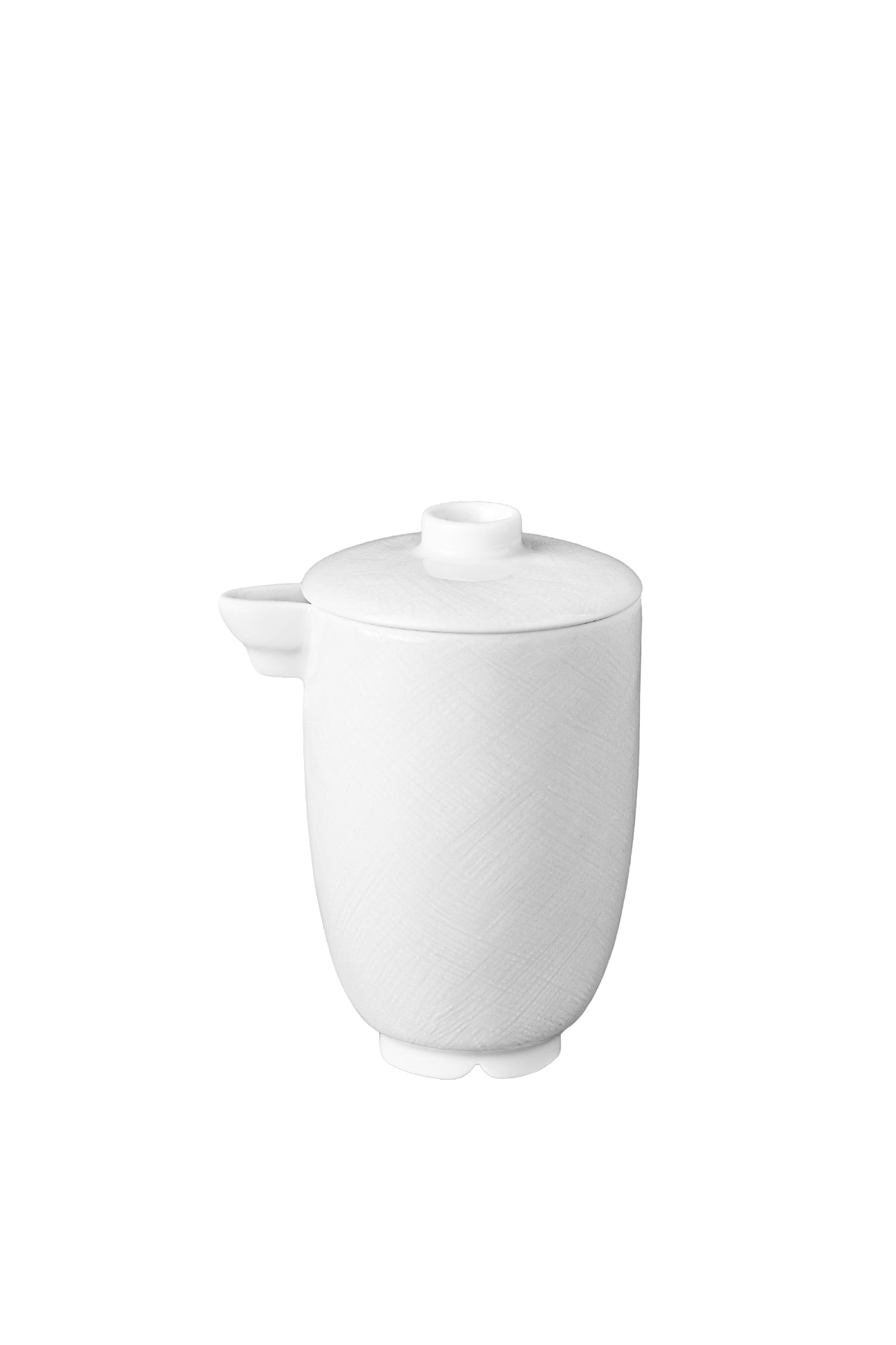 Han porcelain olive oil jar - White