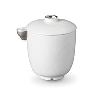 Crémier Han en porcelaine - Blanc & Argent