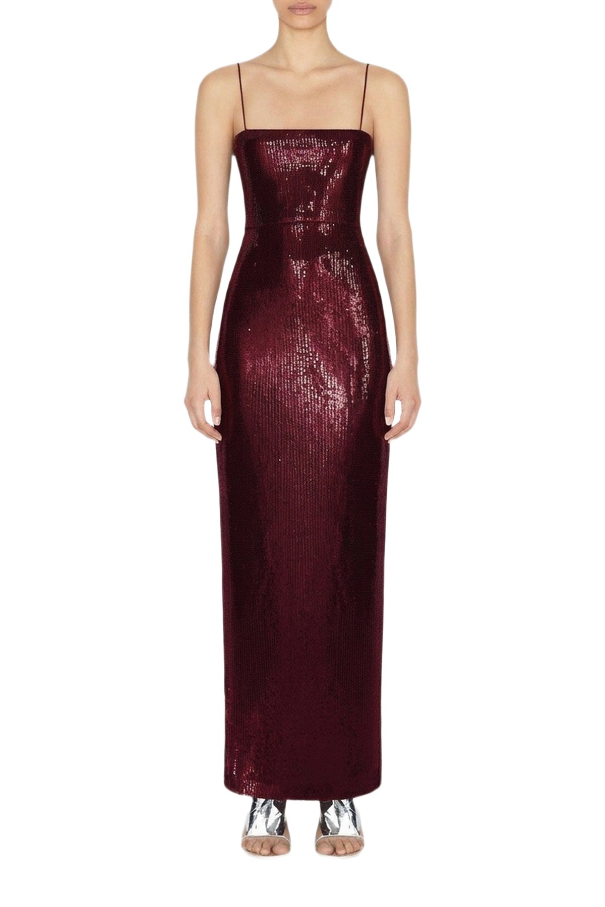 Robe longue Stargaze à bretelles - Blood Red