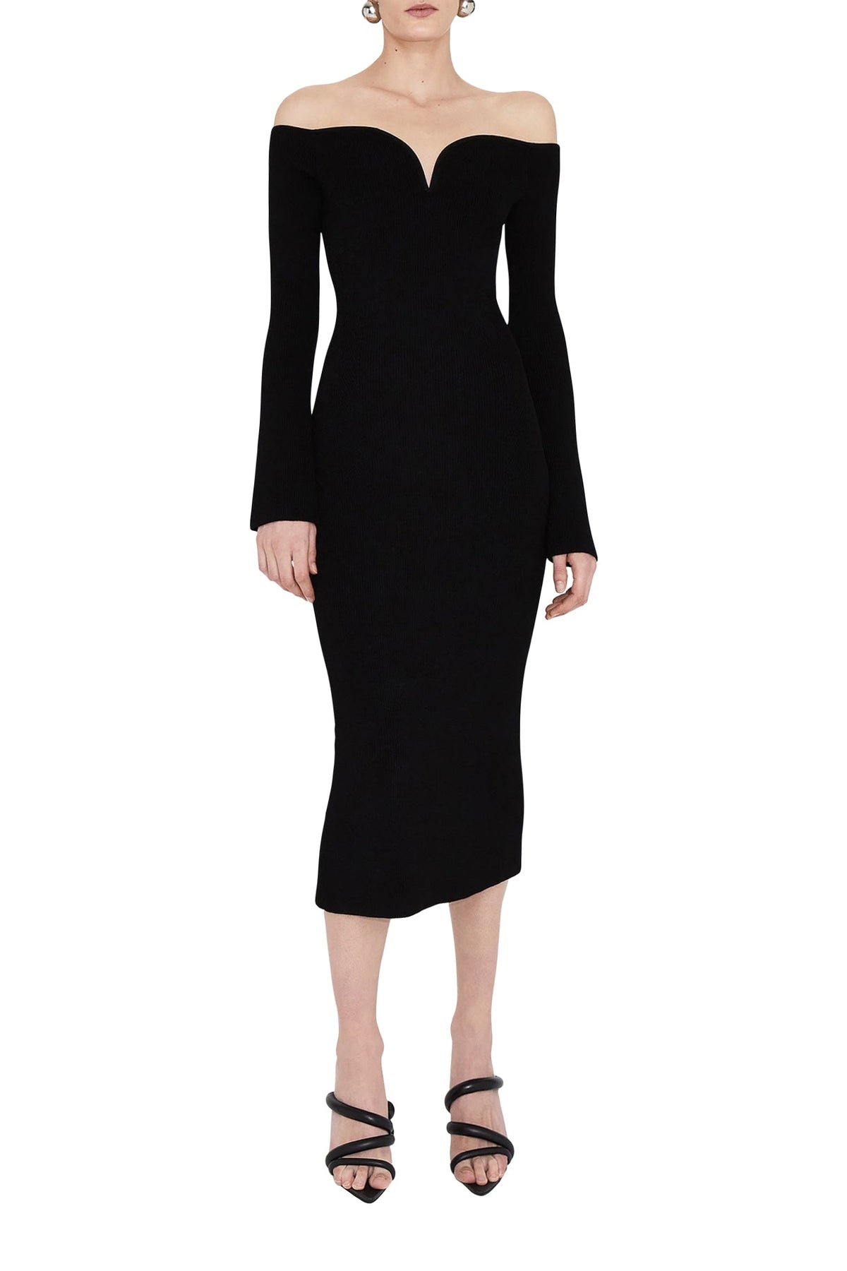 Grace Long Sleeve Dress - Black