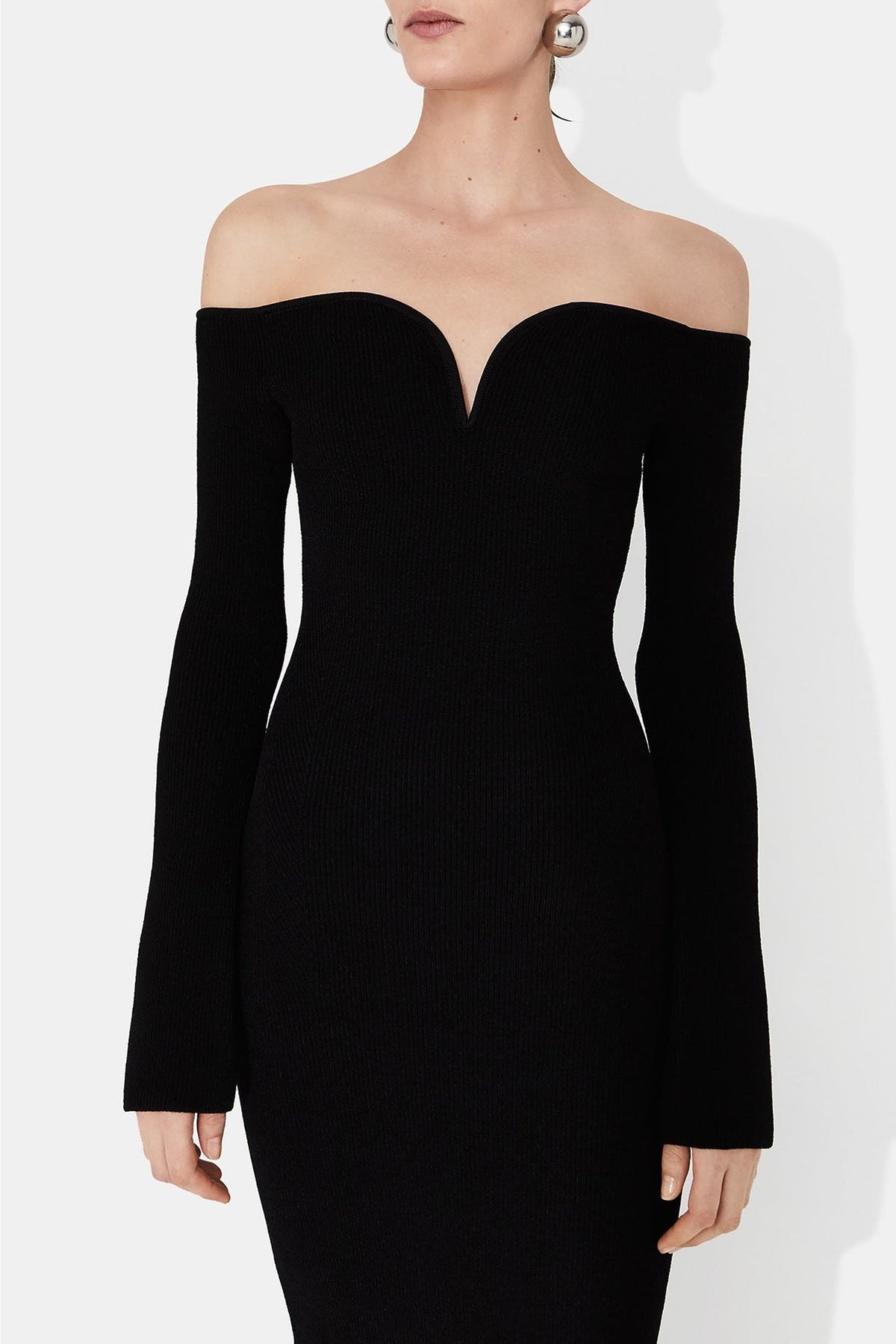 Grace Long Sleeve Dress - Black
