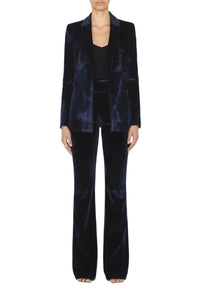 Blazer Sculpted en velours - Midnight