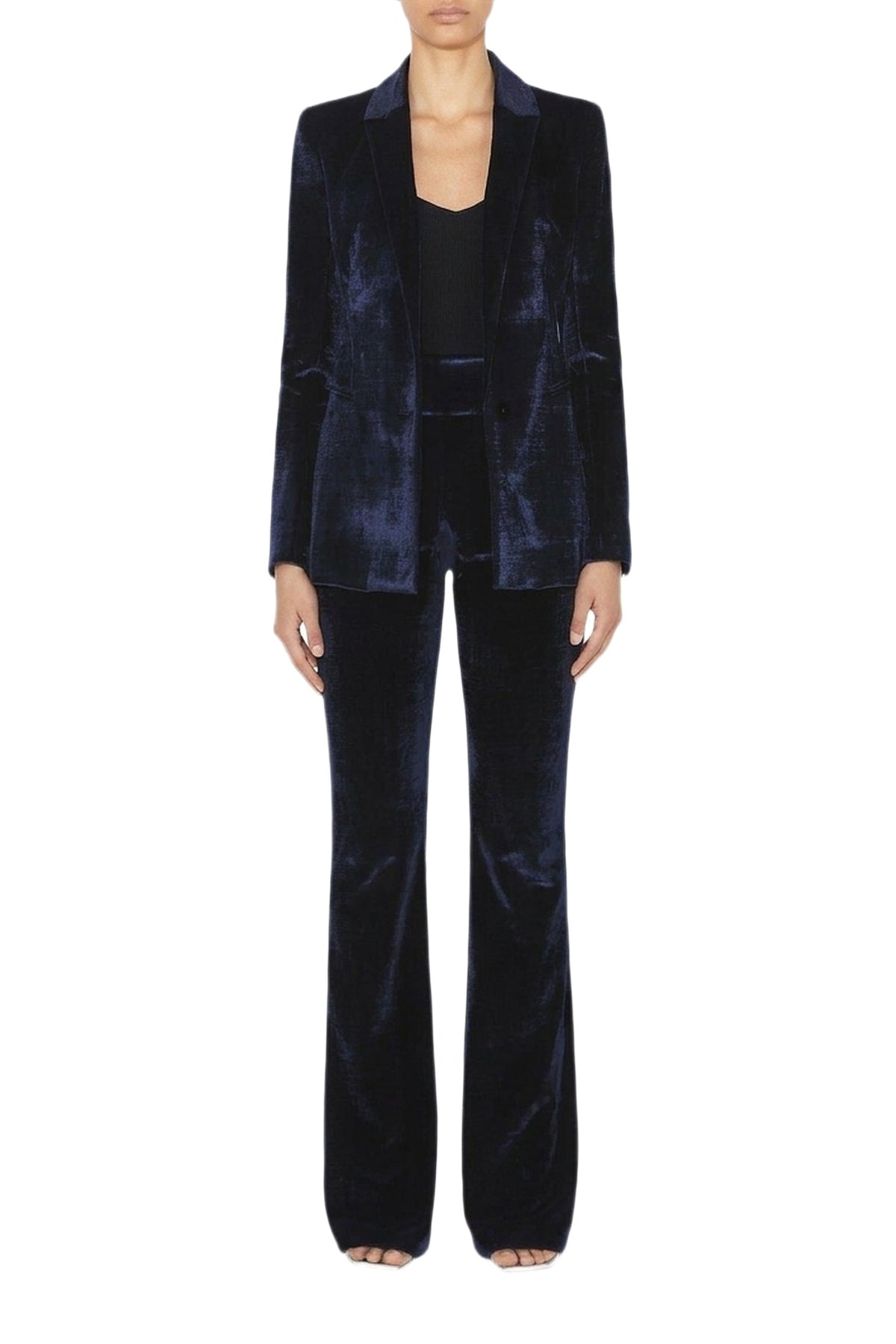 Blazer Sculpted en velours - Midnight