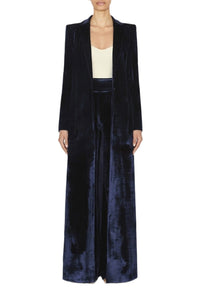 Manteau Sculpted en velours - Midnight
