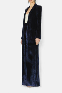 Manteau Sculpted en velours - Midnight