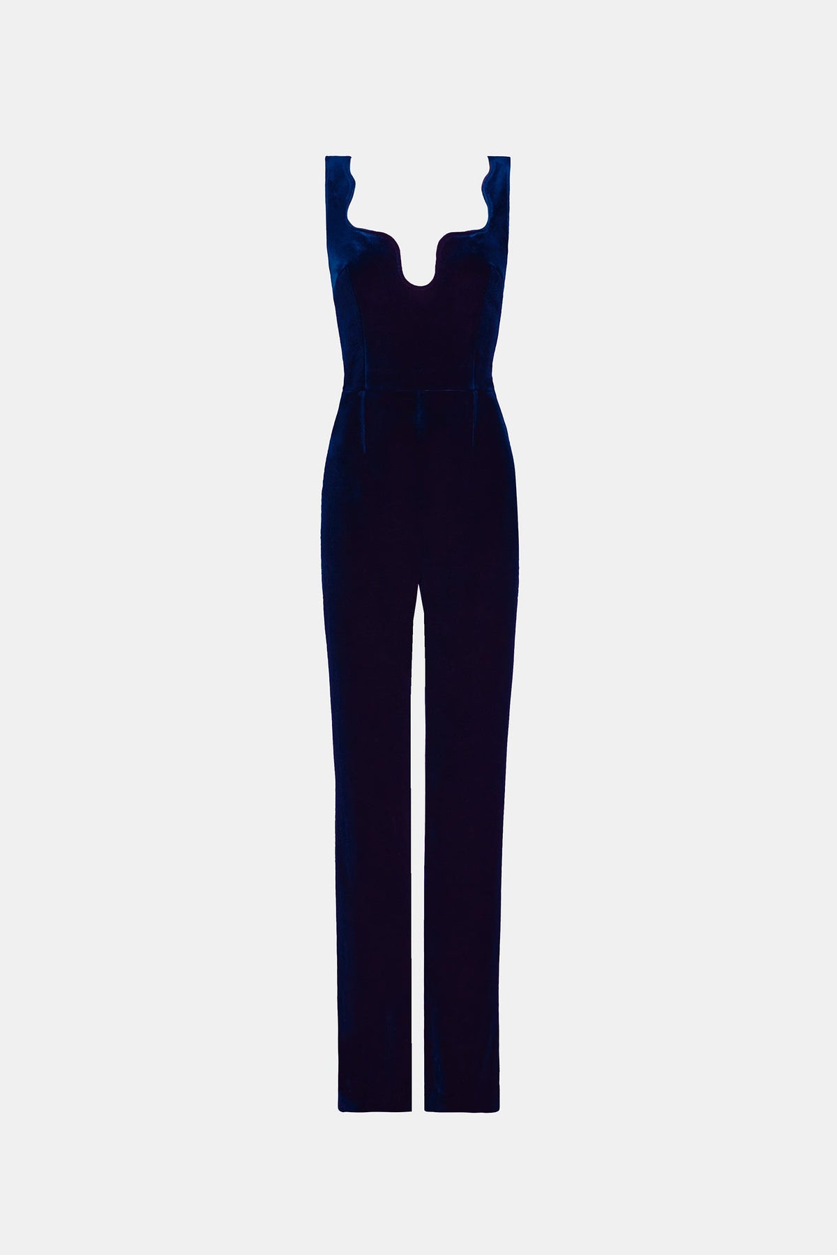 Siren Velvet Jumpsuit - Midnight