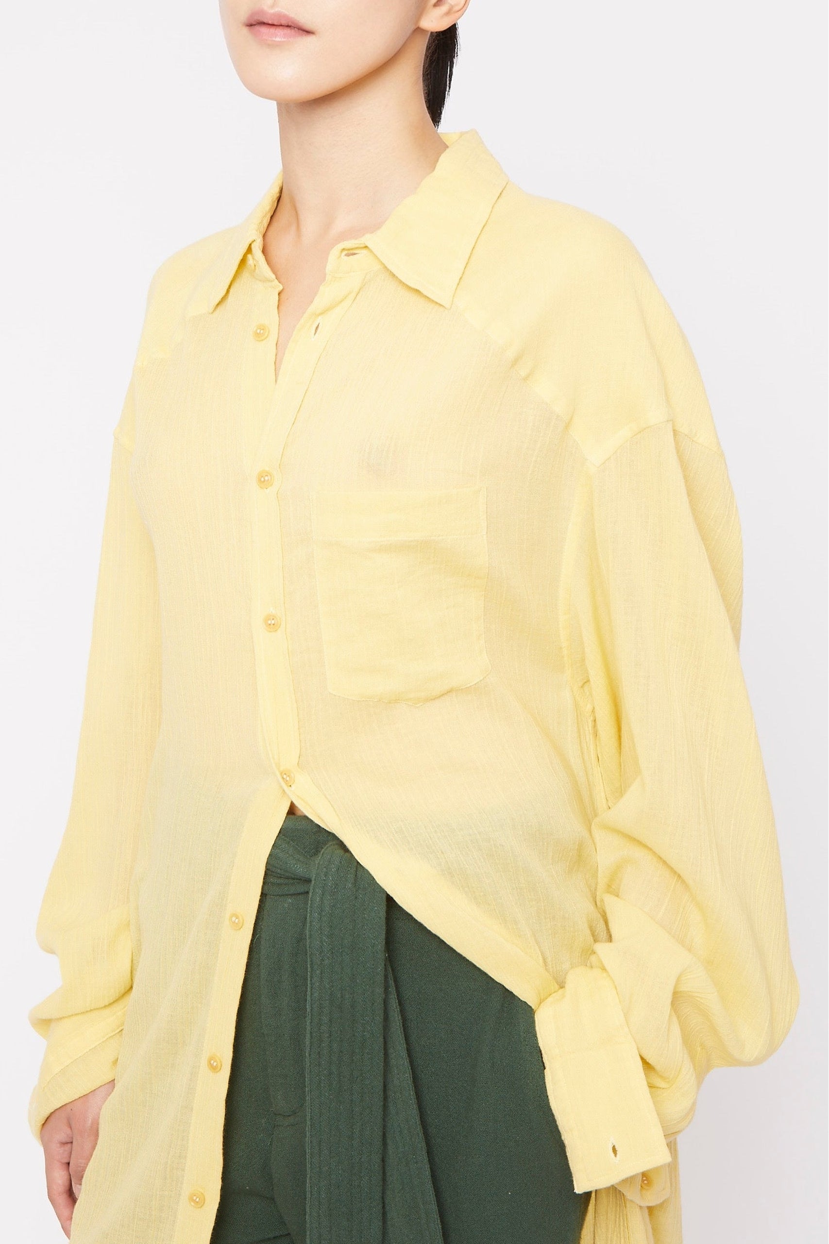 Robe Holland coupe longue - Green