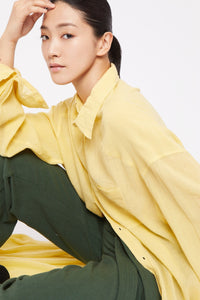 ZNOSTOCK_YELLOW ROBE HOLLAND - Yellow