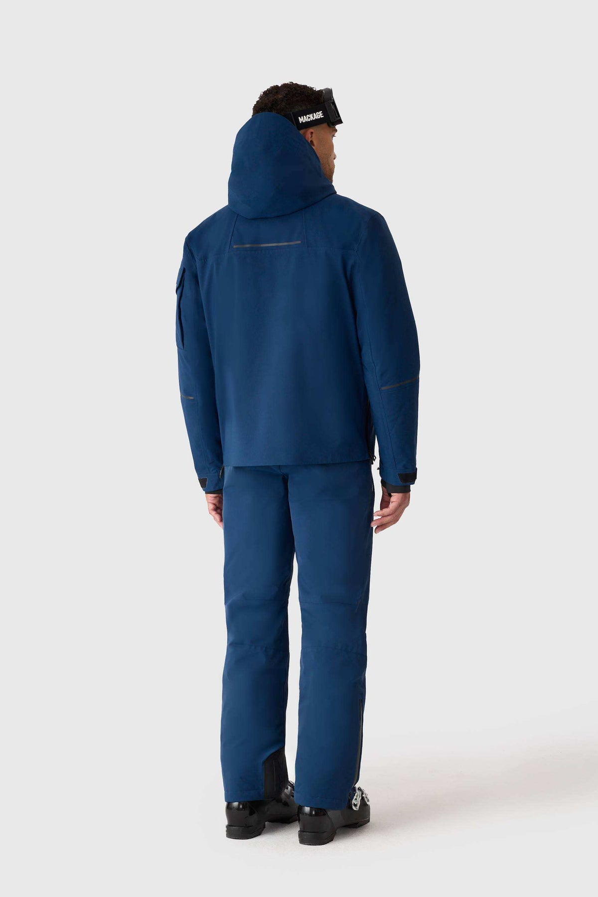 Olympic Blue-Green Camouflage Men's Hooded Rainwear/ Rainproof Jacket