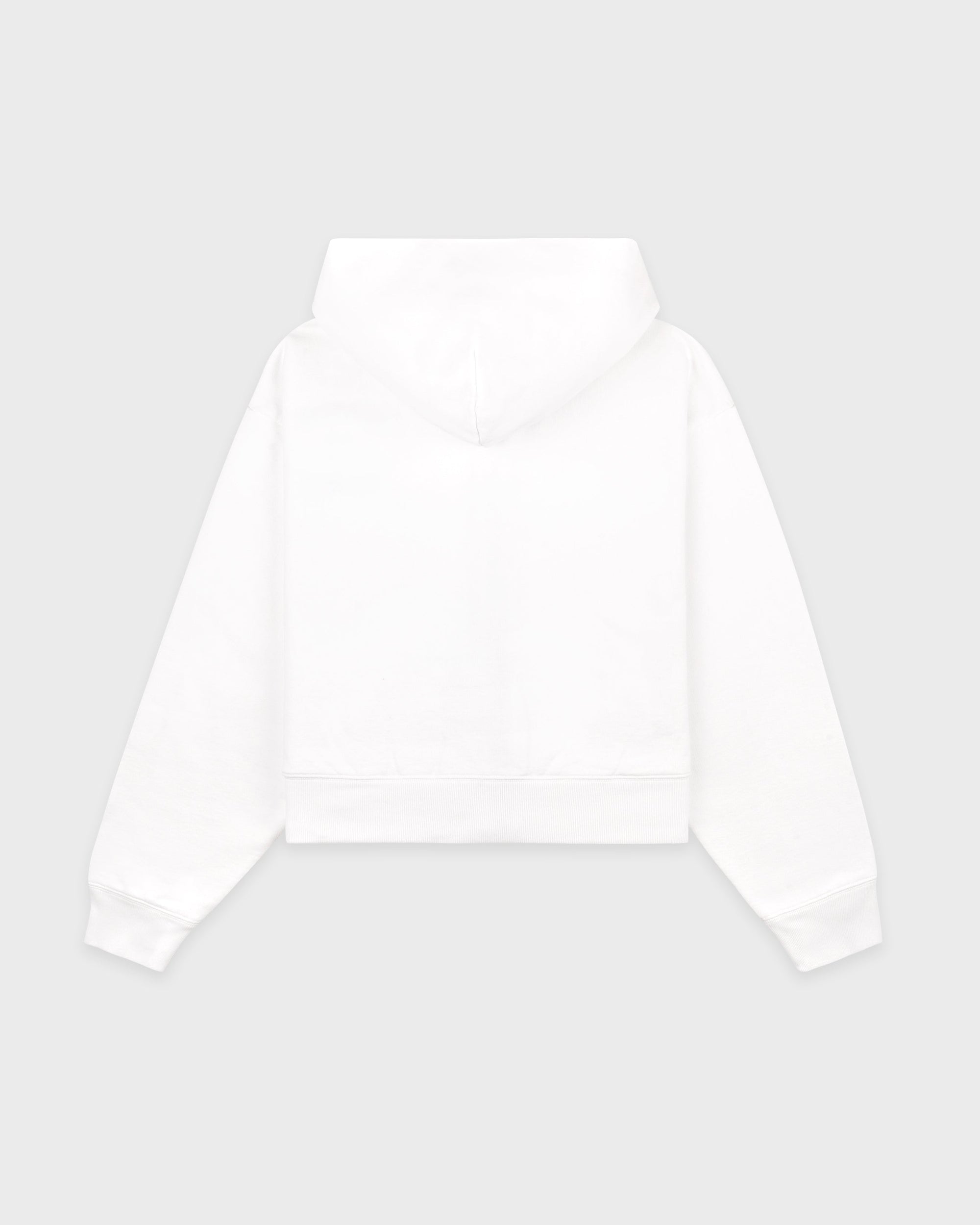 Sweat à capuche à fermeture zippée - White