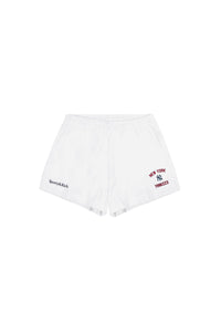 Short Yankees à taille élastique - White