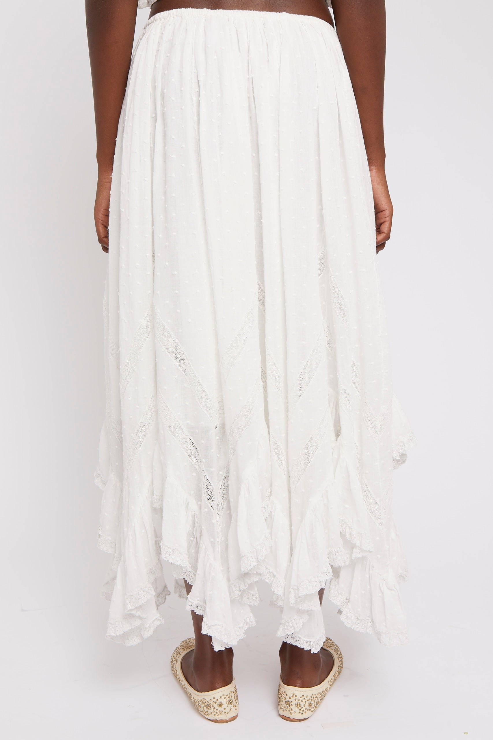 ZNOSTOCK_WHITE SKIRT HOPPER - White