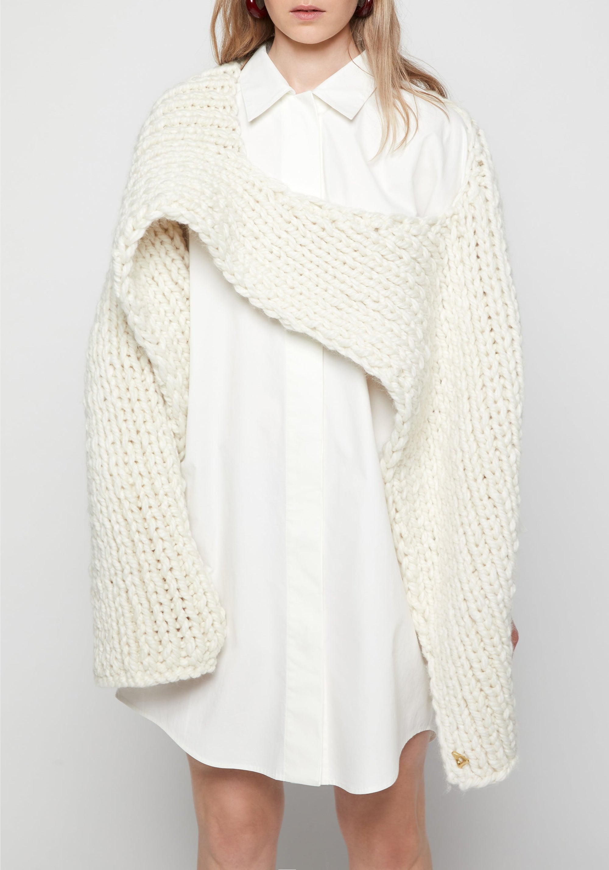 Pull Hopper en laine - Cream