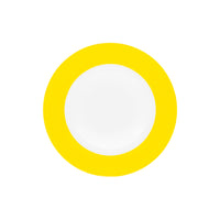 Assiette creuse Coco en porcelaine - Citron