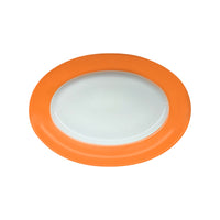 Plat ovale Coco en porcelaine - Flamme