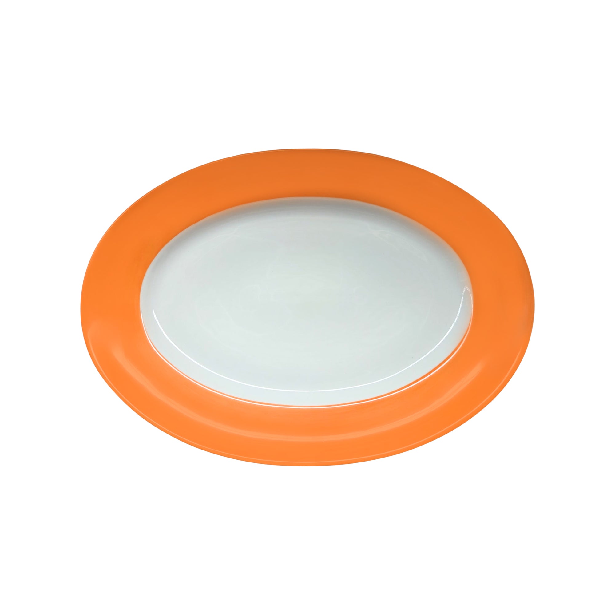 Plat ovale Coco en porcelaine - Flamme