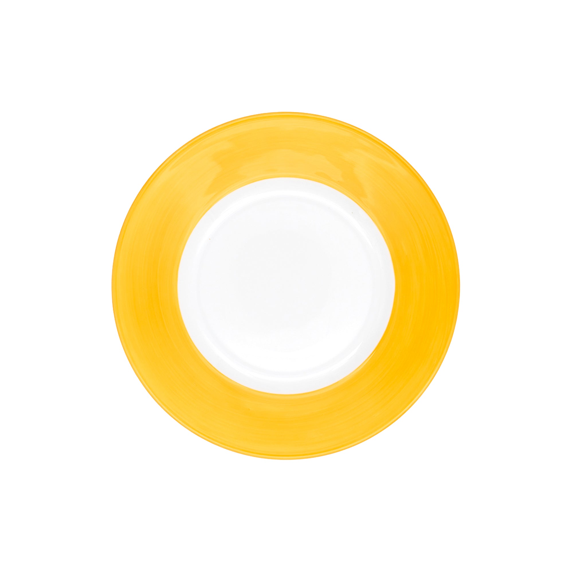 Assiette creuse Coco en porcelaine - Jaune Sud