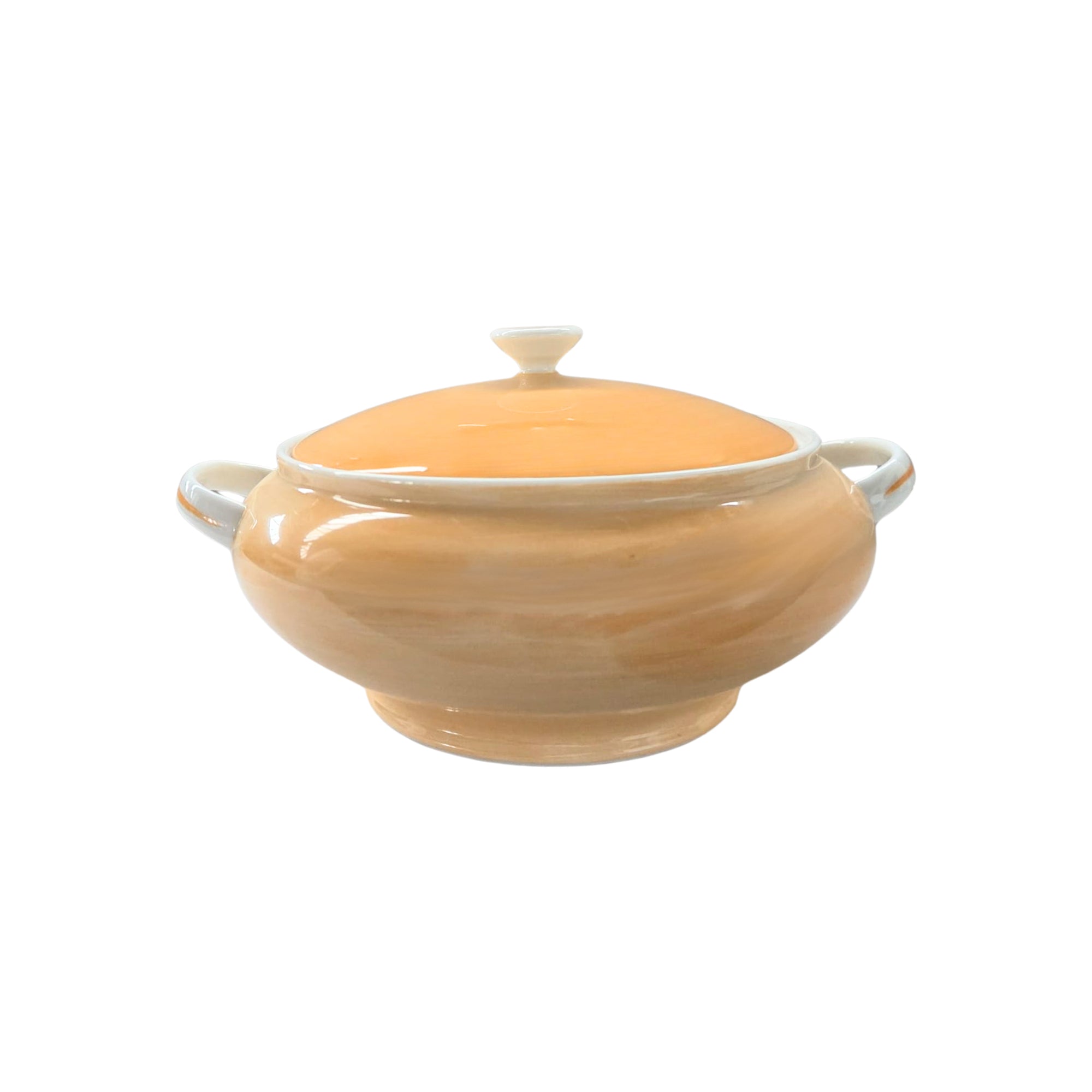 Légumier Coco en porcelaine - Orange