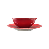 Saucière Coco en porcelaine - Rubis