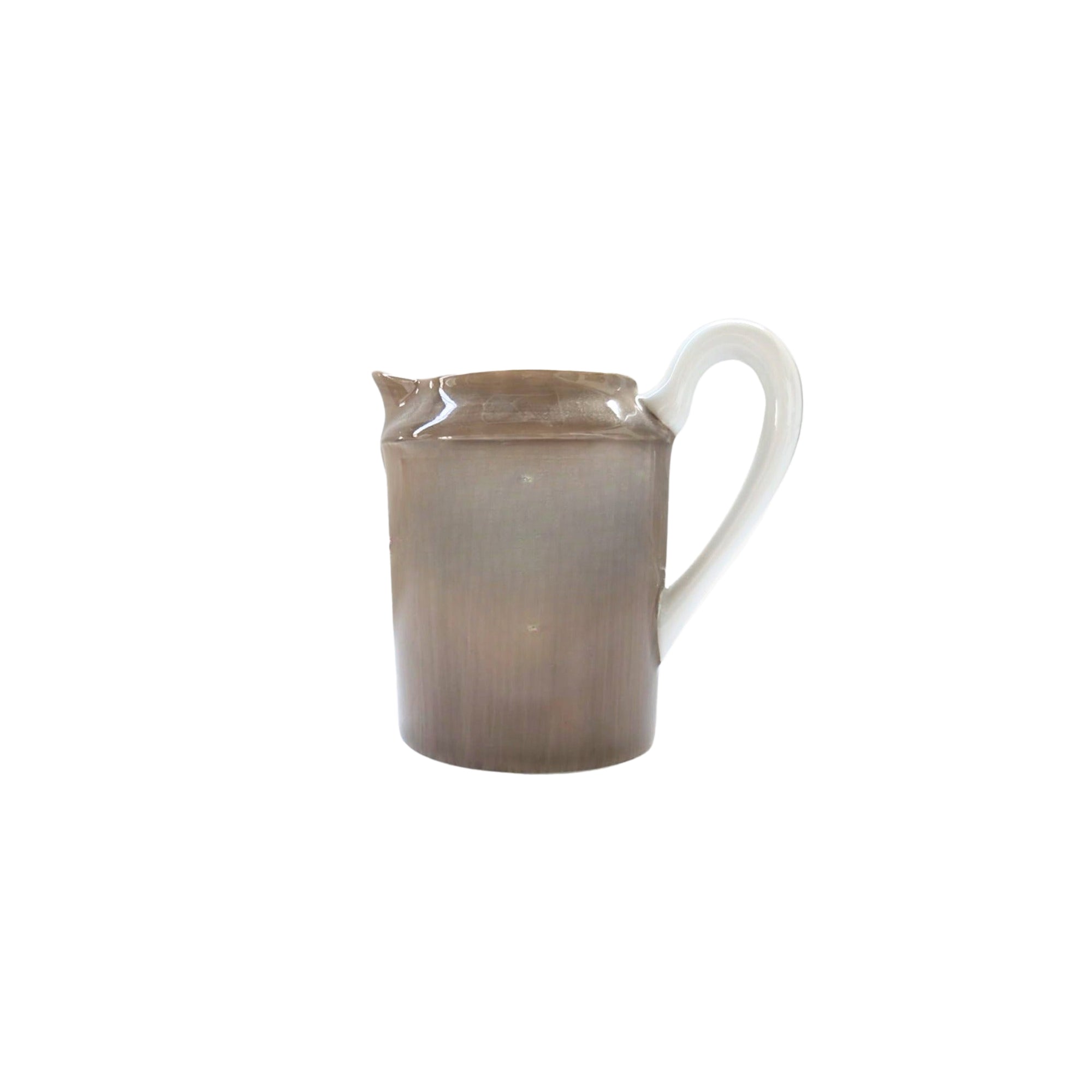 Crémier pour 6 Tasses Coco en porcelaine - Taupe