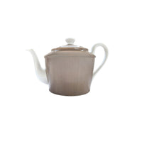 Verseuse basse pour 6 Tasses Coco en porcelaine - Taupe