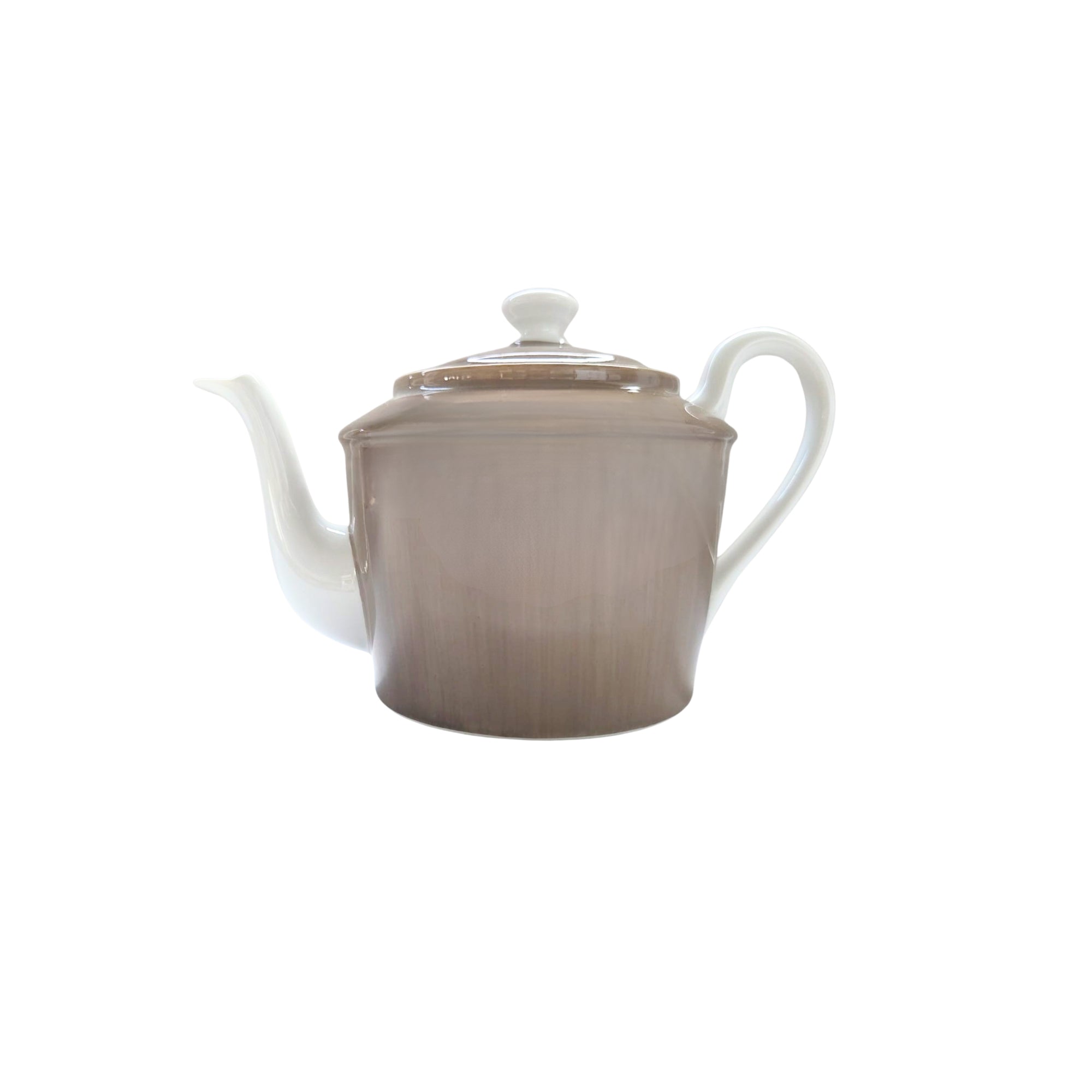 Verseuse basse pour 6 Tasses Coco en porcelaine - Taupe