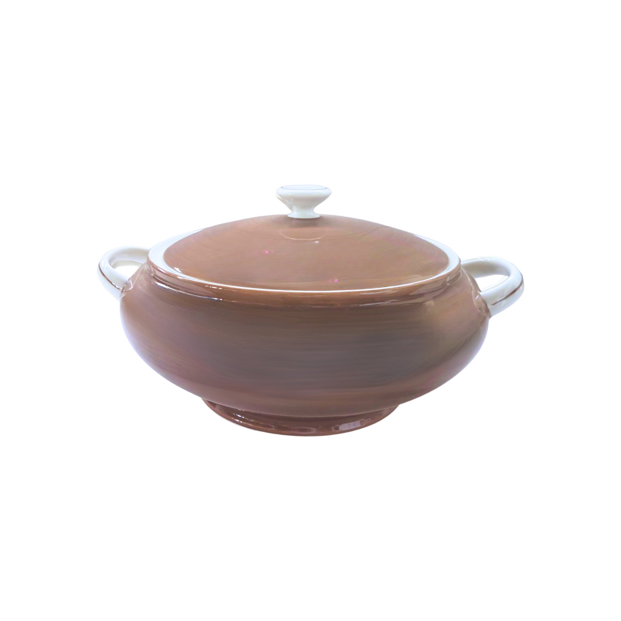 Légumier Coco en porcelaine - Taupe