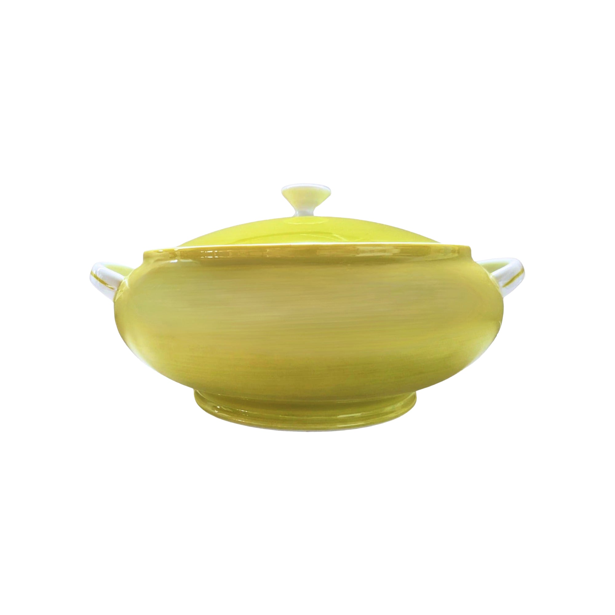 Soupière Coco en porcelaine - Tilleul