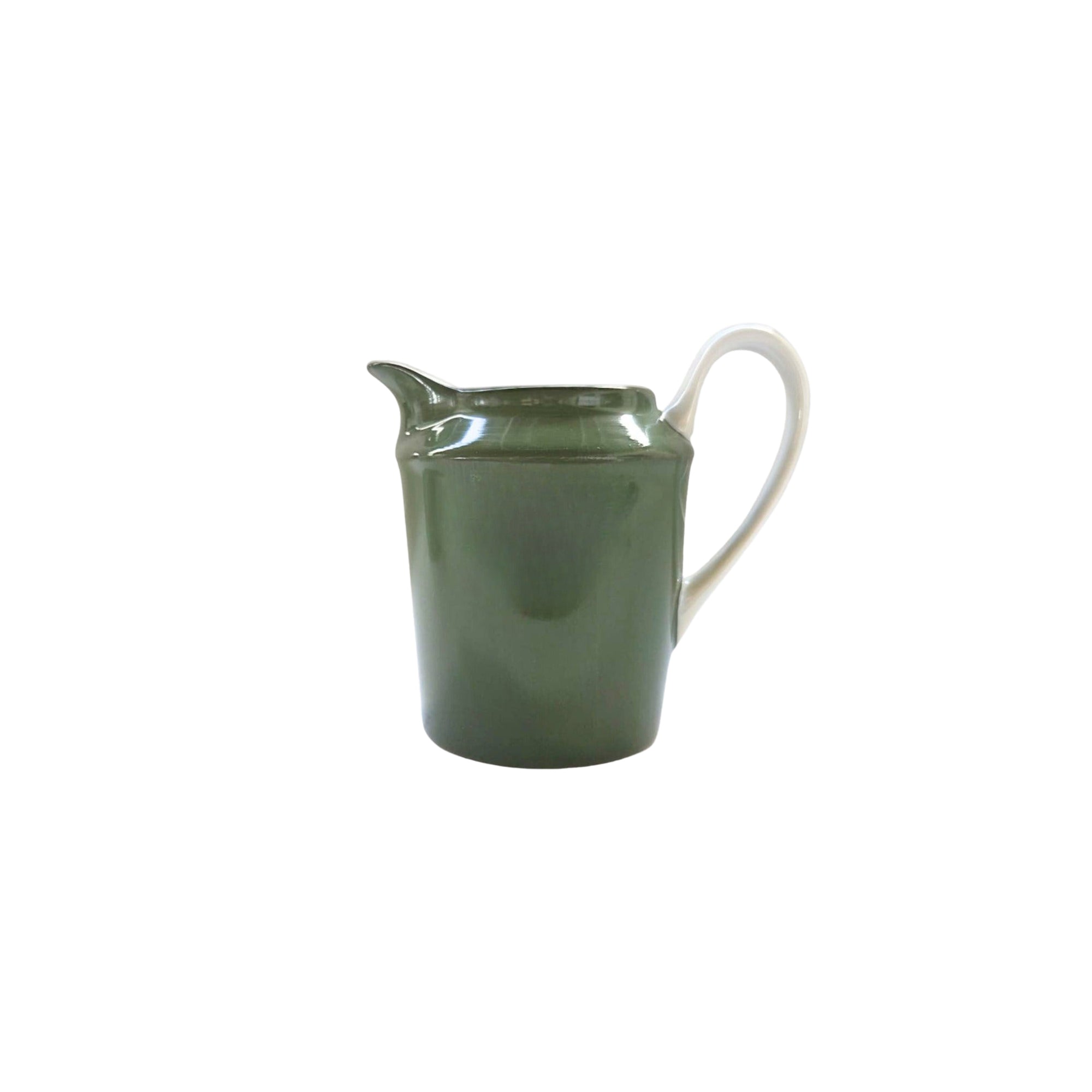 Crémier pour 6 Tasses Coco en porcelaine - Vert Empire