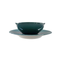 Saucière Coco en porcelaine - Vert Sapin
