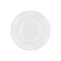 Assiette à dîner Colette Filet couleur en porcelaine - Camelia